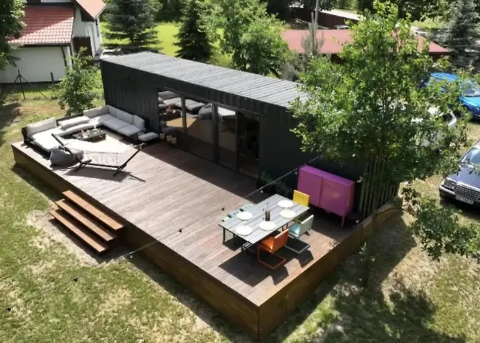 Kontener Nad Rzeka Semesterbostad Grabie